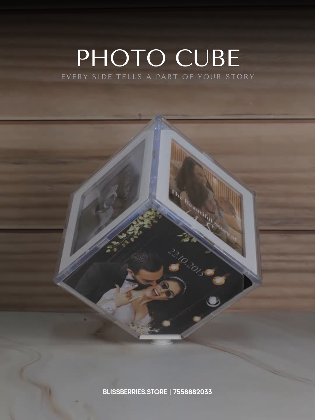 Personalized Photo Cube | Perfect for Gifting