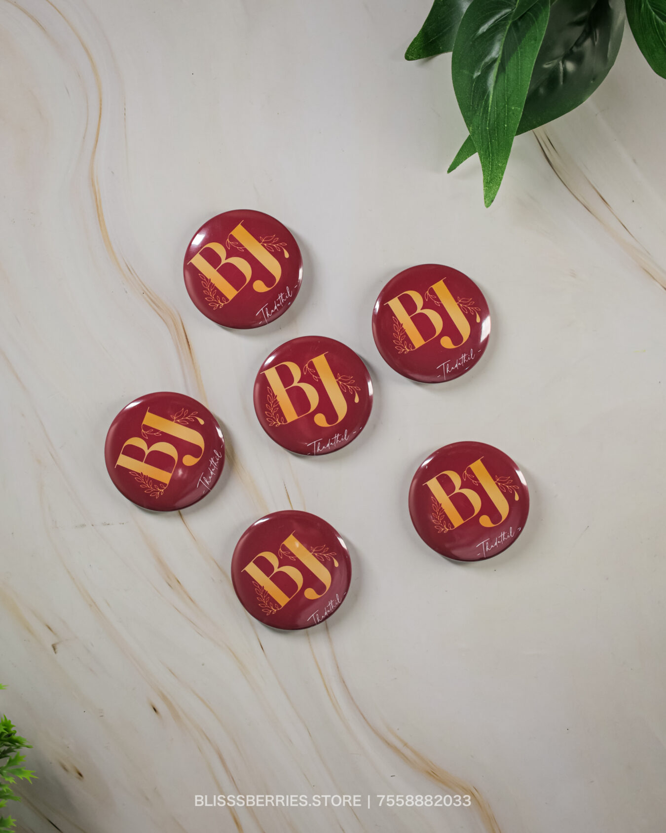 Custom Button Badges – Personalized Name, Logo & Text